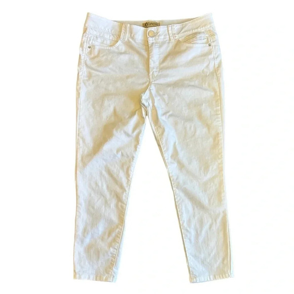 Democracy Women's Plus-Size Ab Solution High Rise Straight Leg Jean Size 16 - Picture 4 of 11